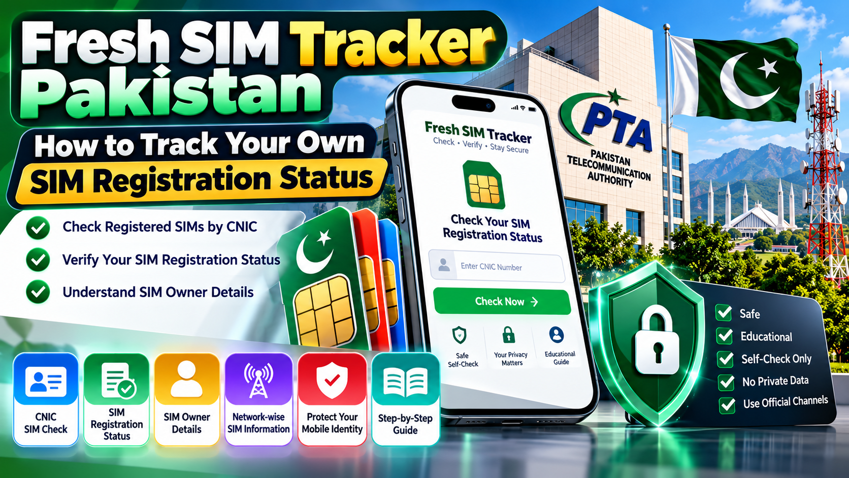 Fresh SIM Tracker Pakistan – How to Track Your Own SIM Registration Status