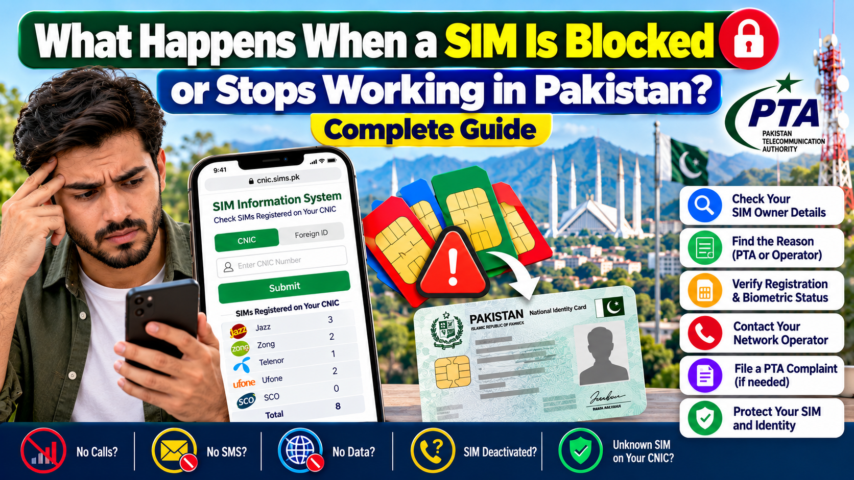 What Happens When a SIM Is Blocked or Stops Working in Pakistan? Complete Guide