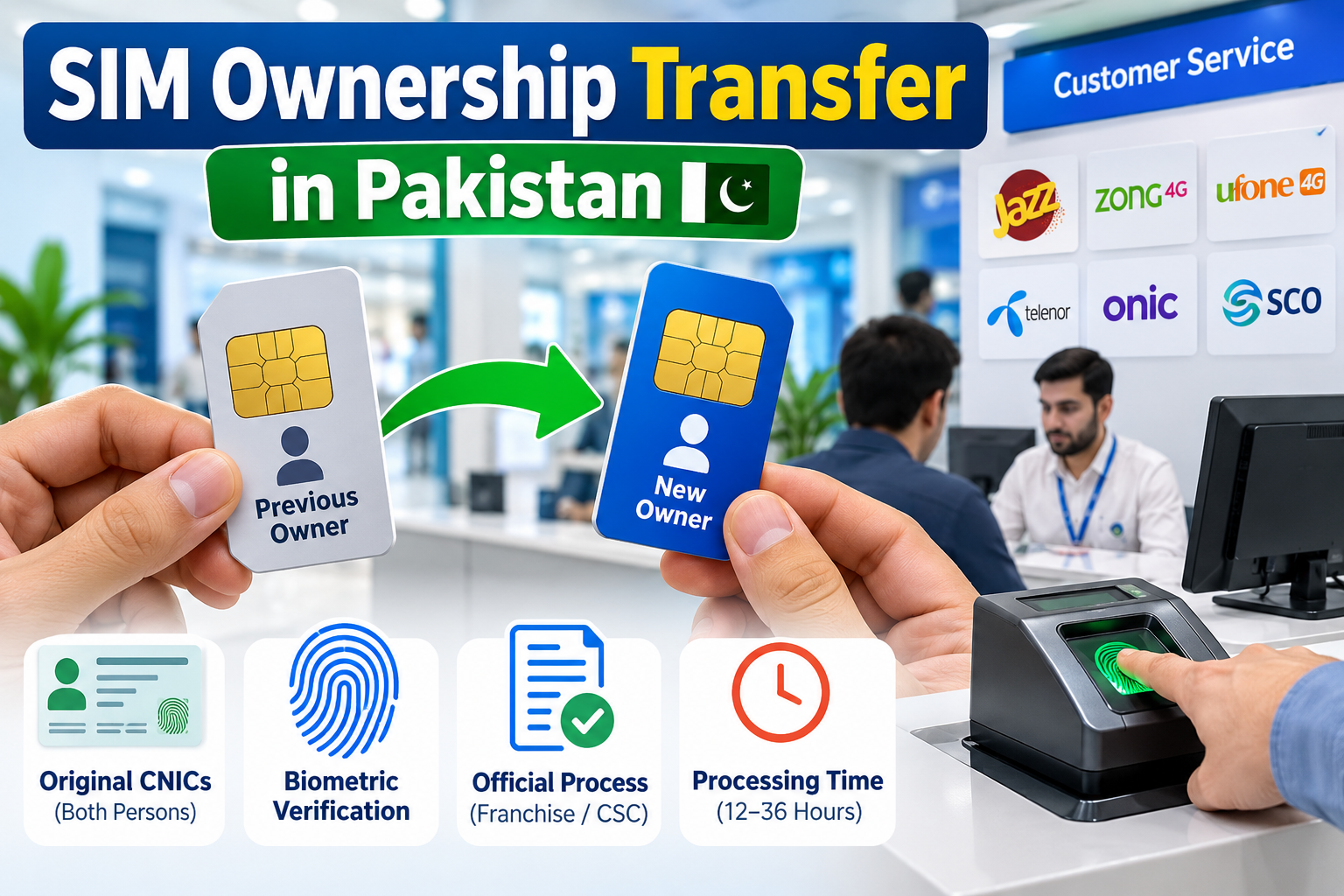 How to Transfer SIM Ownership in Pakistan 2026 – Complete Step-by-Step Guide