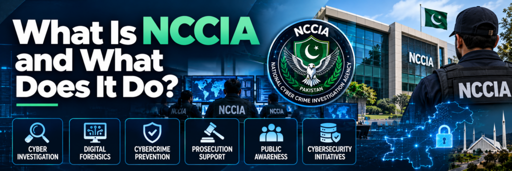 What is NCCIA and what does it do in Pakistan