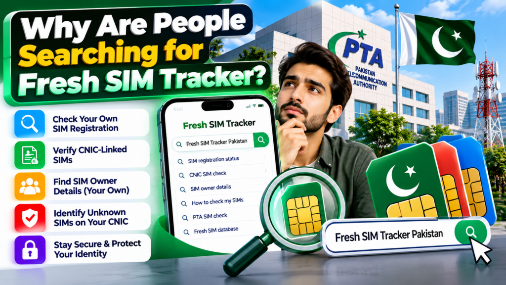 Why people search for Fresh SIM Tracker to check their own SIM registration