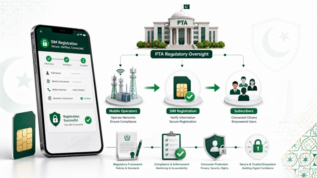 PTA role in SIM registration in Pakistan