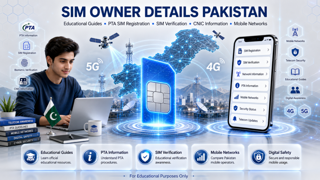 SIM Owner Details Pakistan Educational Guide