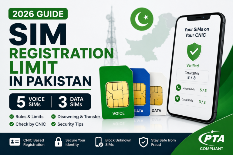 SIM Registration Limit in Pakistan 2026