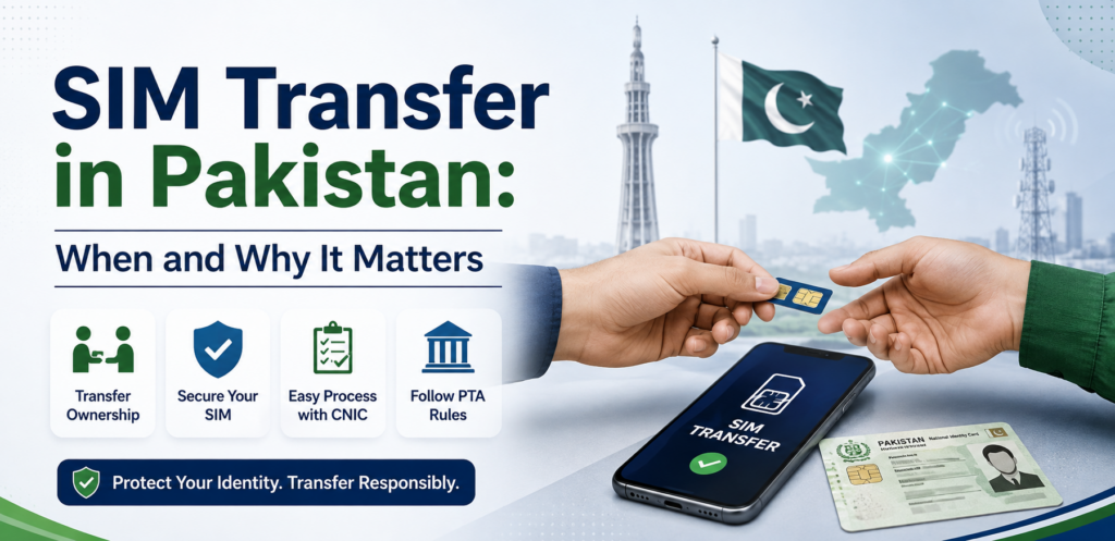 SIM Transfer in Pakistan: When and Why It Matters